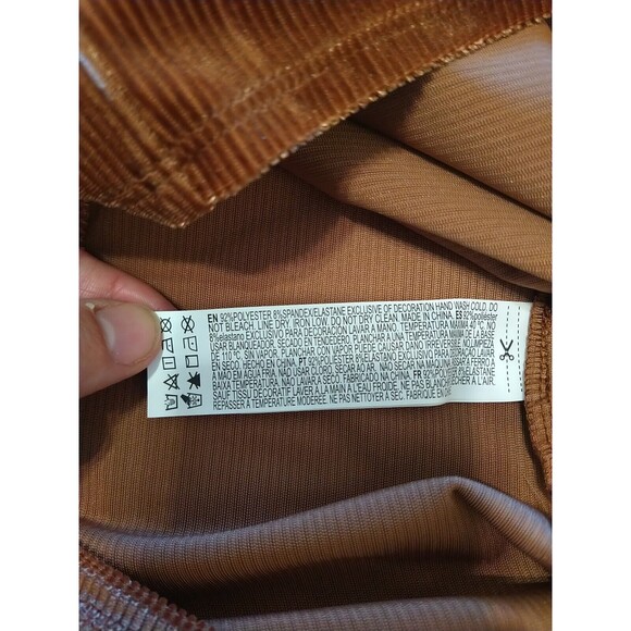 Forever 21 Puff Sleeve Tie Back Sweetheart Neck Mini Nwt Medium Dress - Picture 9 of 9